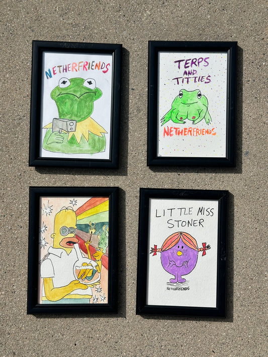 Netherfriends Watercolor 4 Pack