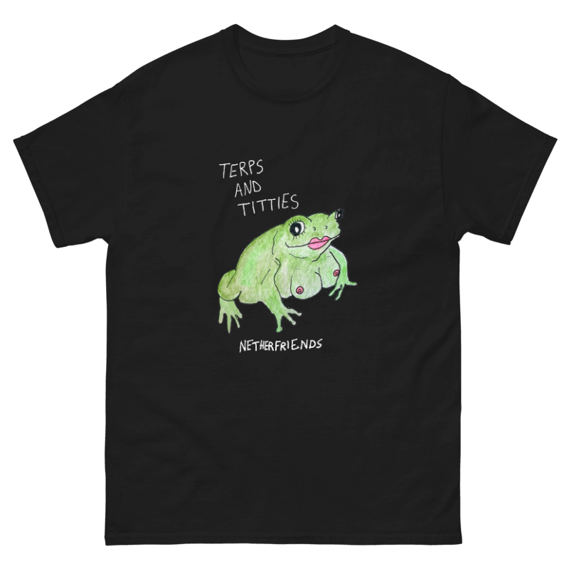 Terps and Titties Frog T-shirt